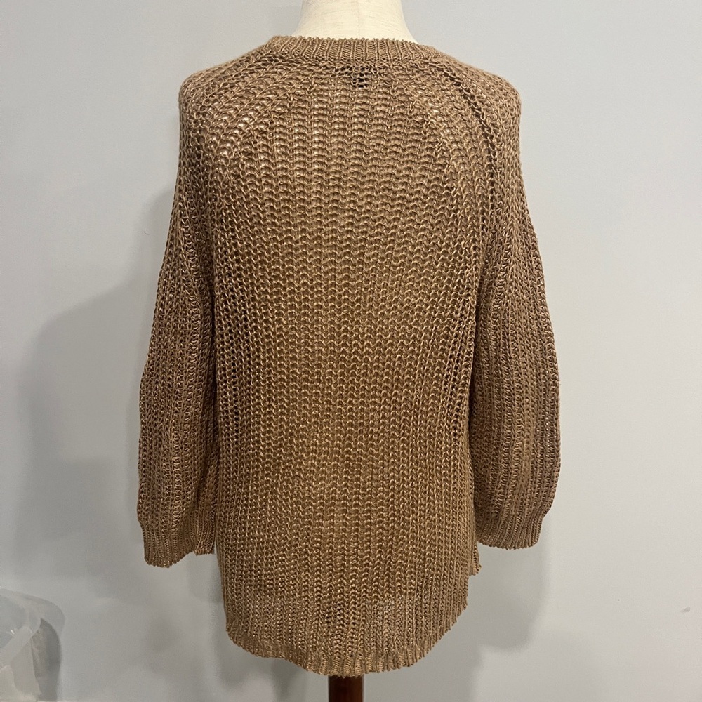 J.Crew Crewneck Knitted Tan Sweater XXS - Picture 9 of 9